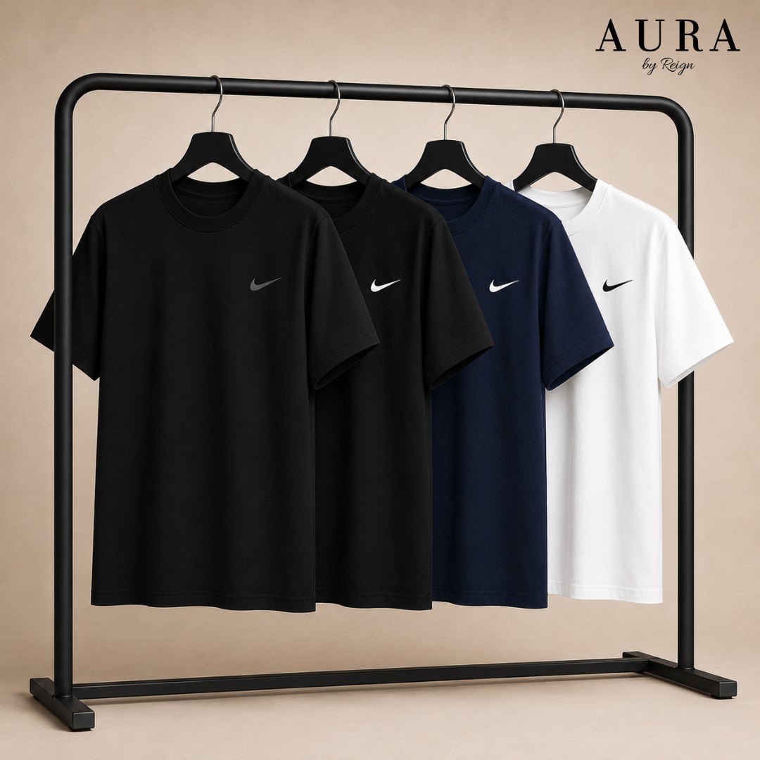 4 Core Colours bundle on a clothing rack